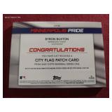 Cool Byron Buxton Commemorative Patch Card