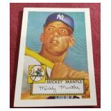 Vintage Reprint of 1952 Topps Mickey Mantle Rookie Card