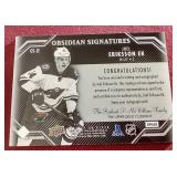 2016-17 Upper Deck Black Joel Eriksson Ek Autograph Rookie Card