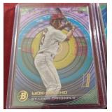(2) Won-Bin Cho Bowman Inception Prospect Cards - #d Autograph