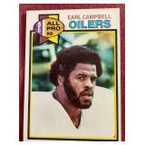 1979 Topps Earl Campbell Rookie Card - Nice!