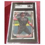 2024 Bowman Elly De La Cruz Rookie Card - SGC 10