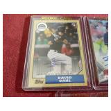 (3) Autographed Baseball Rookie Cards