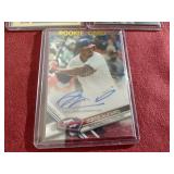 (3) Autographed Baseball Rookie Cards