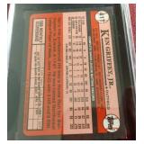 1989 Topps Traded Ken Griffey Jr Rookie Card - SGC 9