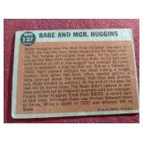 1962 Topps Babe Ruth Card