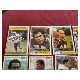 (20) 1981 Topps Football Cards