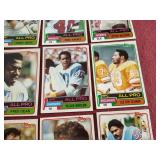 (20) 1981 Topps Football Cards