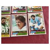 (20) 1981 Topps Football Cards