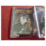 (2) Optic Anthony Edwards Express Lane Cards - Includes Prizm