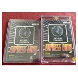 (2) Optic Anthony Edwards Express Lane Cards - Includes Prizm