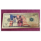 Commemorative Gold Foil Note - Kobe Bryant & Michael Jordan