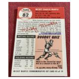 1996 Topps Mickey Mantle Commemorative Reprints Finest Refractor