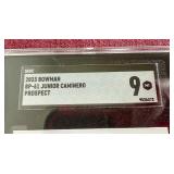 2023 Bowman Junior Caminero 1st Bowman - SGC 9