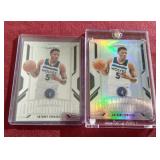 (2) Panini Prizm Anthony Edwards Dominance Cards - Includes Silver Prizm