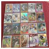 (15) Baseball Refractor Cards