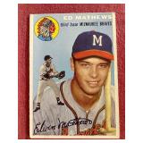 Nice 1954 Topps Eddie Mathews