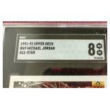 1991-92 Upper Deck Michael Jordan - SGC 8