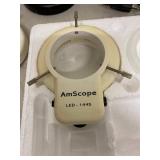Lot of AmScope Fluorescent & LED Microscope Ring Lights Parts FRL8 LED-144S Ushio