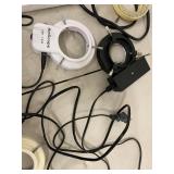 Lot of AmScope Fluorescent & LED Microscope Ring Lights Parts FRL8 LED-144S Ushio