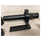 Microscope Parts Lot - Zoom Objective Body 2.5-4.5 & Assorted WF Lenses