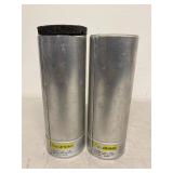 Lot of 3 Pope Scientific Dewar Vacuum Flasks Aluminum Laboratory Cryo