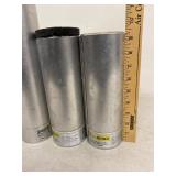 Lot of 3 Pope Scientific Dewar Vacuum Flasks Aluminum Laboratory Cryo