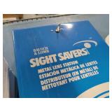 Lot Including Bausch & Lomb Sight Savers Metal Lens Station & Leica Towels