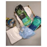 Lot Including Showa 737 Nitrile Gloves, Euclid Vidaro Cleanroom Shirt & Safety Gear