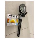 Magnifying Clamp Desk Lamp Articulating Arm with NIB Sunlite 22W Circline Bulb