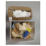 Lot Including Uline S-2022PW White Tyvek & Manila Prewired Shipping Tags