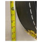 Unbranded Hard Shell Guitar Case Black Green Plush Interior 40in