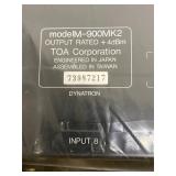 TOA M-900MK2 900 Series II Mixer Preamplifier w/ Box Manual Accessories