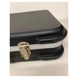 Lot 2 MGBM6 Molded ABS Electric Bass Guitar Hard Case Regular Black Good