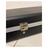 Lot 2 MGBM6 Molded ABS Electric Bass Guitar Hard Case Regular Black Good