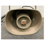 Vintage Atlas Sound WT-15 Horn Speaker 8 Ohms 15 Watts PA Paging w/ Mount Bracket