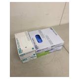 ULINE Medline Nitrile Gloves 6 Boxes Mixed Sizes M L XL Open Box