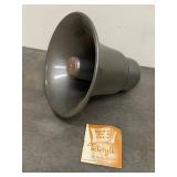 Vintage Atlas Sound HU-15N Paging Speaker 25 Watts 45 Ohms w/ Box Teletalk Pamphlet