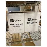 Quam FM4X1/70/W Surface Mount Loudspeakers Lot of 4 Open Box