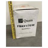 Quam FM4X1/70/W Surface Mount Loudspeakers Lot of 4 Open Box