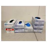 Uline Nitrile Gloves 8-Box Mixed Assorted Sizes Aloe & 4 Mil Open