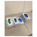 Uline Nitrile Gloves 8-Box Mixed Assorted Sizes Aloe & 4 Mil Open
