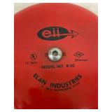 Elan Industries B-50 12V Alarm Bell Red UL FM Industrial Signal