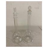 Kimax 100mL Volumetric Flask Lot Class A Glass Stoppered Labware - Missing Stoppers