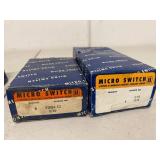 Vintage Micro Switch Honeywell Precision Switches Boxed Lot w/ 2 Loose
