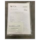 TOA H-3 / H-3WP Speaker System w/ Grille Mount Hardware Manual Box