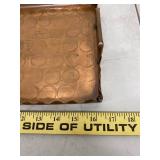 Vintage Metal Decor Group Copper Tray Candleholders Bell 5pc Set