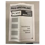 Pico Macom PCM55 Audio Video Modulator Ch 13 w/ Box Manual
