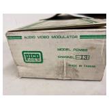 Pico Macom PCM55 Audio Video Modulator Ch 13 w/ Box Manual