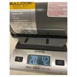 Baldor 1/3 HP Industrial Electric Motor 115/230V 3450 RPM Spec 34-6082-4466